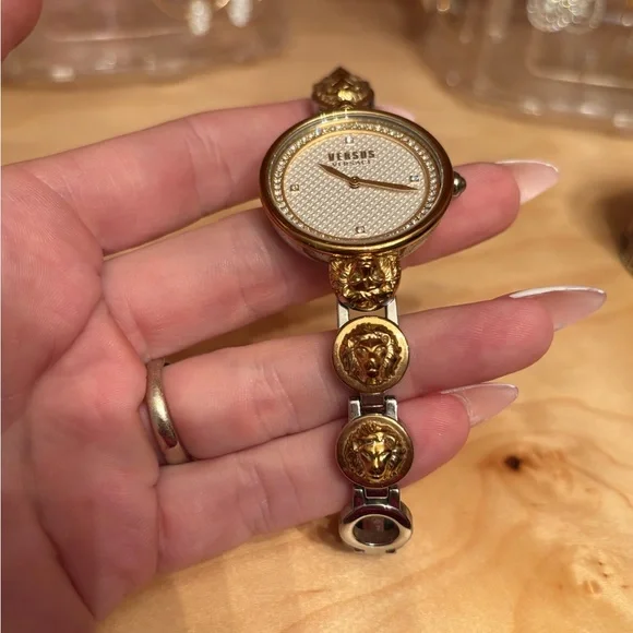 Versace Gold and Silver Watch - Picture 3 of 7